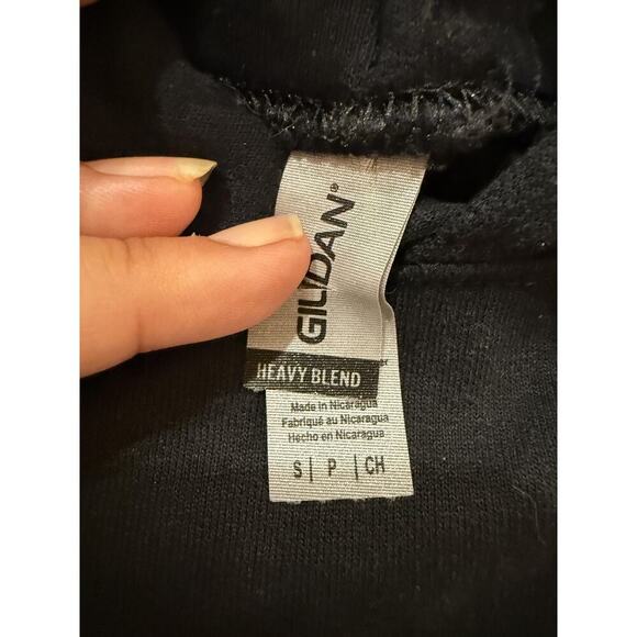 Taylor Swift Hoodie Womens SM Black Colorful Portrait Graphic Pullover Swiftie - Picture 3 of 6